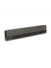 OUELLET ODL0750CM-TB6 - High-End Baseboard Heater - Metallic charcoal - 240/208V - 750/563 Watts - 1 Phase - Single-pole bi-metal thermostat